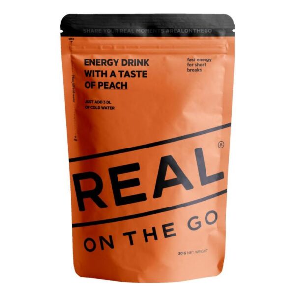 Real Turmat Real Turmat OTG Energy drink Fersken 9275 Rigg Lofoten 1